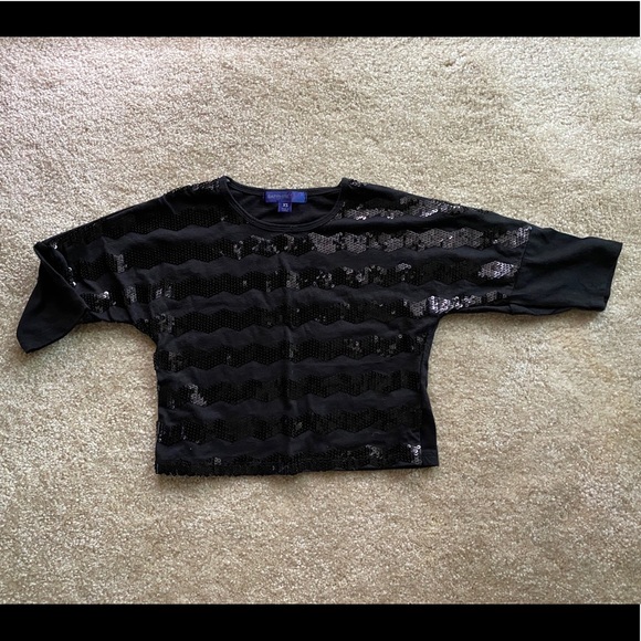 Girls size 4 / xs plaid skirt & black dress shirt - Picture 9 of 10